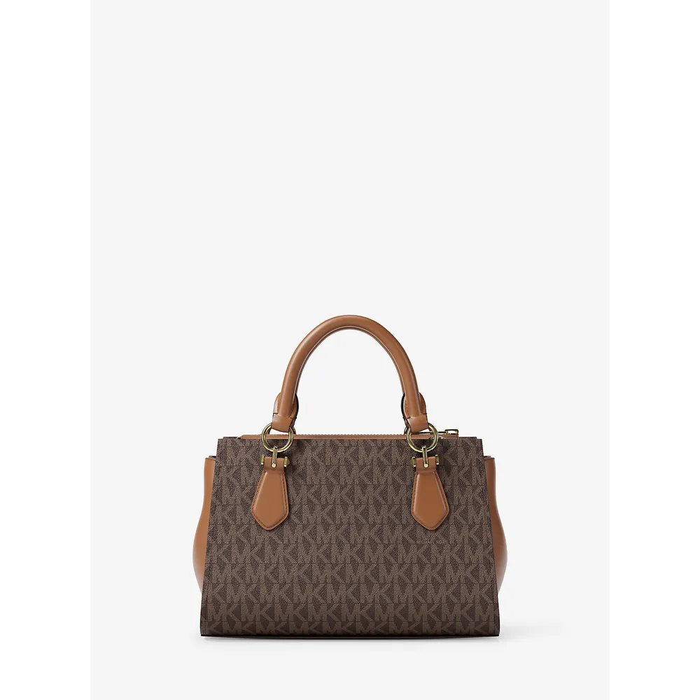 mk785380920_2_webp.webp Michael Kors Bolso bandolera con el logotipo de Marilyn | Marrón