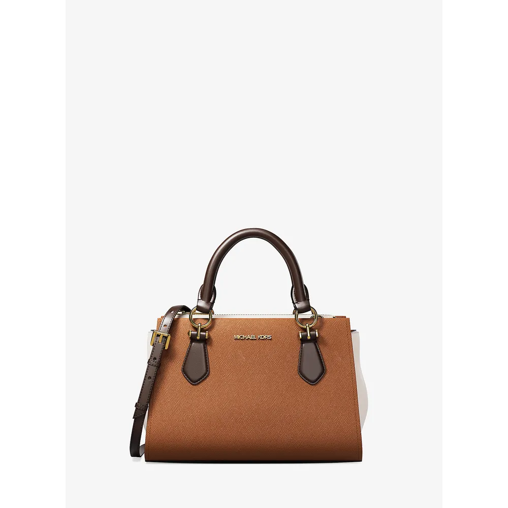 Michael Kors Bolso bandolera Marilyn' de piel saffiano | Luggage Multi