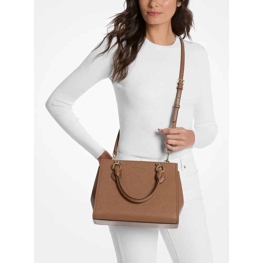 Michael Kors Bolso satchel Bolso de piel saffiano Marilyn | Luggage