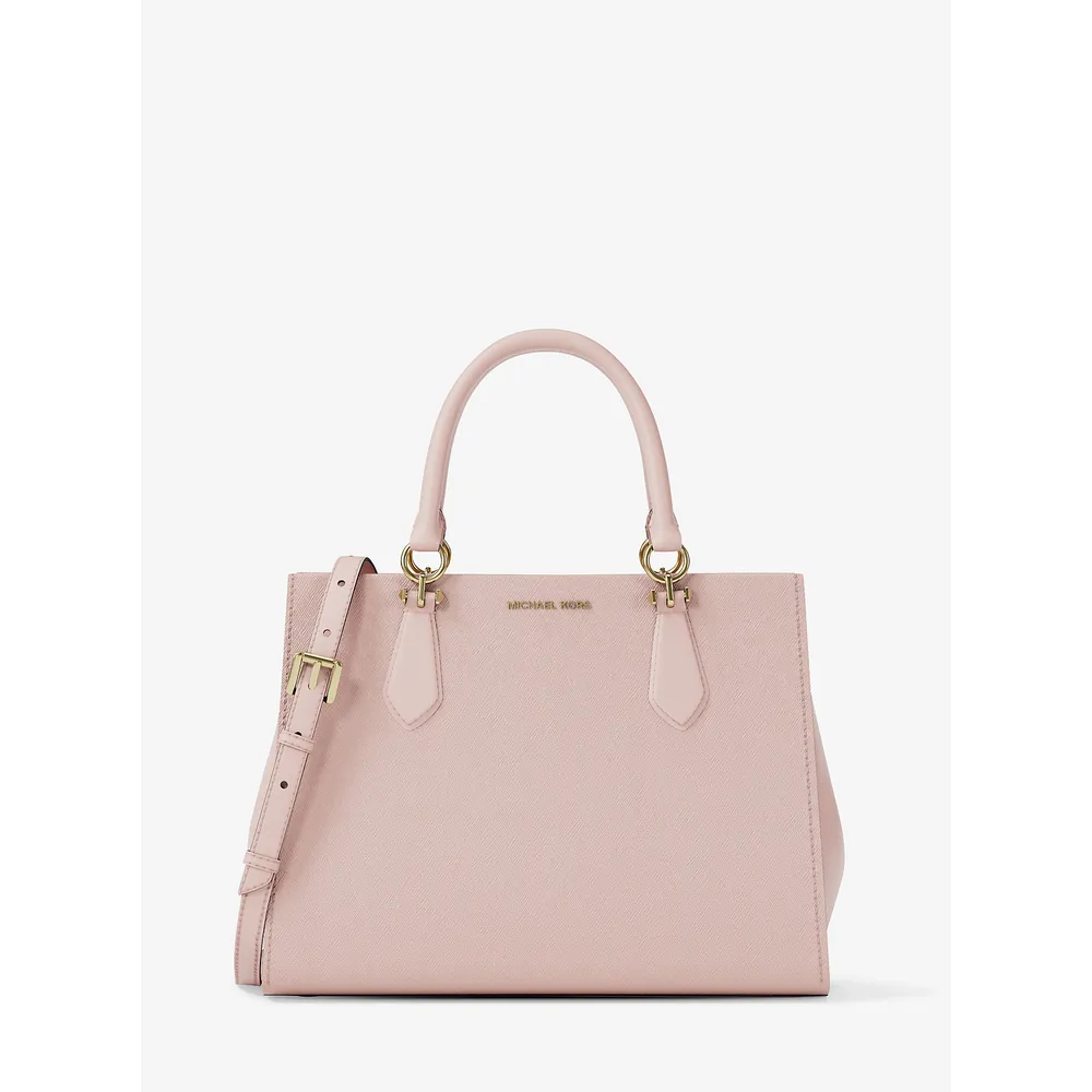 Michael Kors Bolso satchel Bolso de piel saffiano Marilyn | Powder Blush