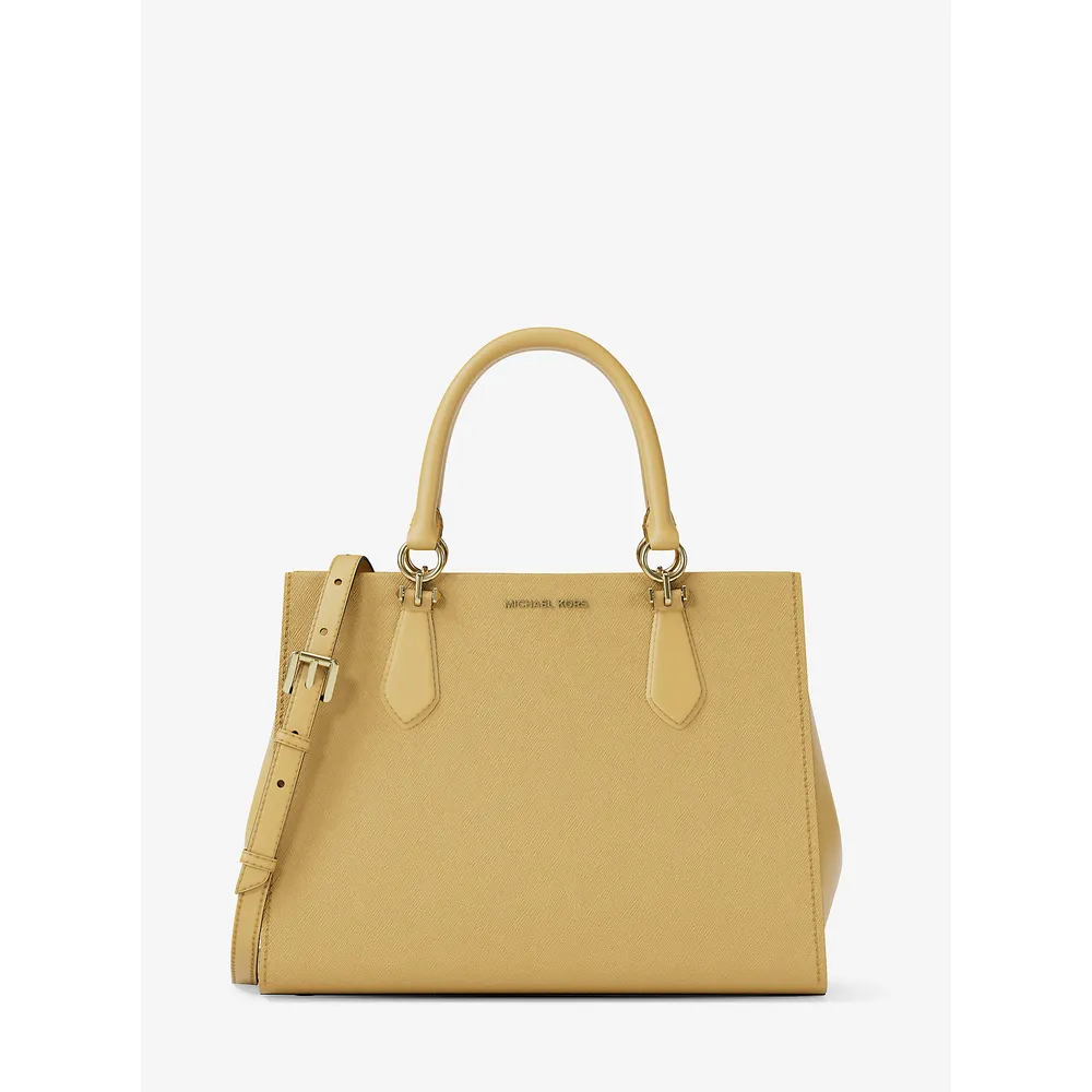 Michael Kors Bolso satchel Bolso de piel saffiano Marilyn | Miel