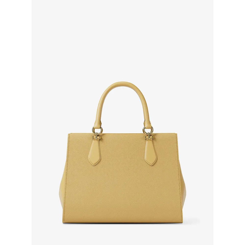 Michael Kors Bolso satchel Bolso de piel saffiano Marilyn | Miel