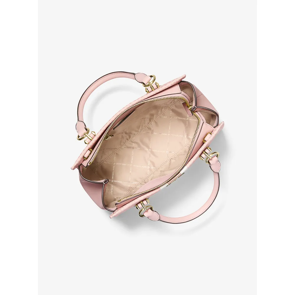 Michael Kors Bolso satchel Bolso con rayas Marilyn | Powder Blush