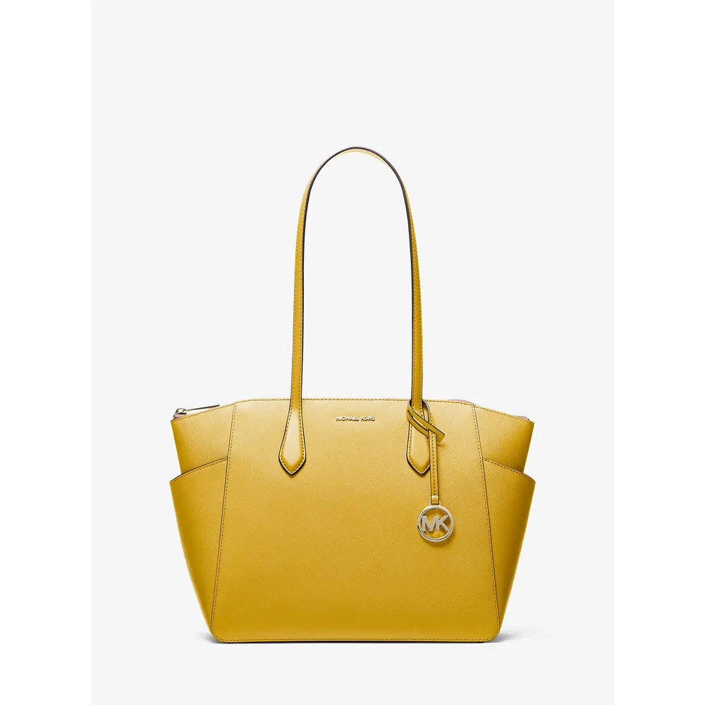 Michael Kors Bolso tote Bolso de piel saffiano Marilyn | Miel