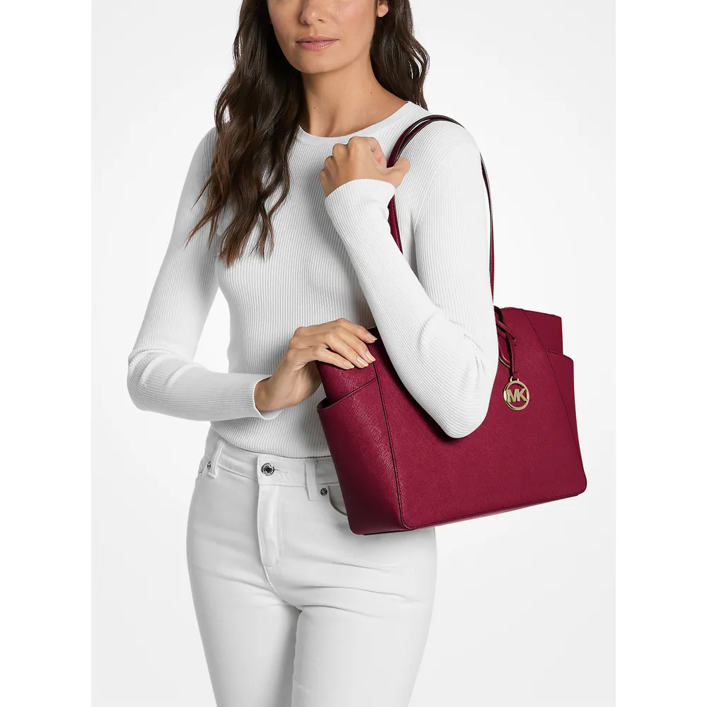 Michael Kors Bolso tote Bolso de piel saffiano Marilyn | Cereza