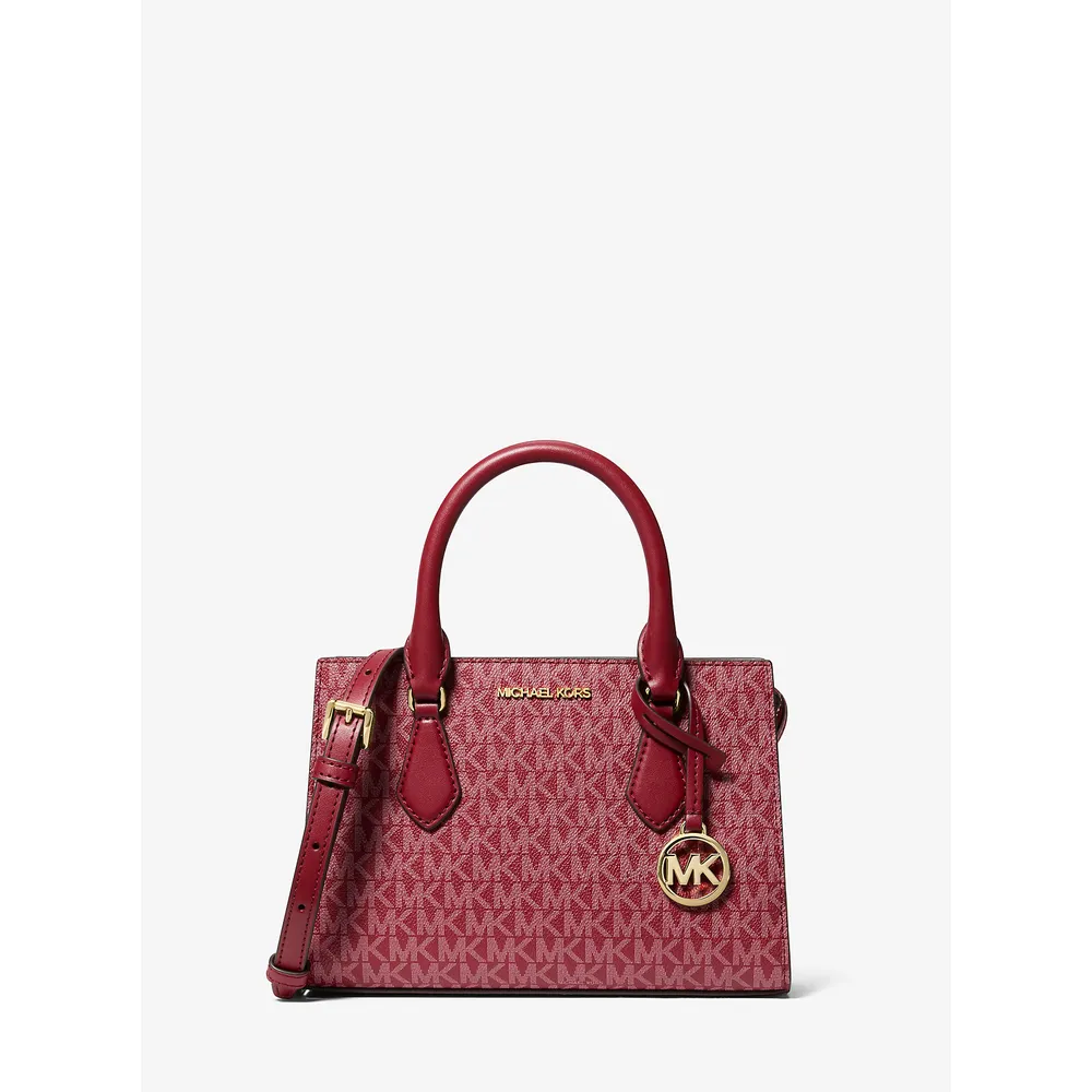Michael Kors Bolso tipo cartera Sheila con el logotipo de la firma | Cereza