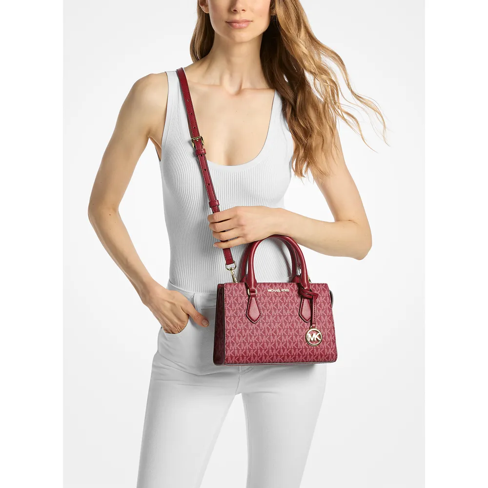 Michael Kors Bolso tipo cartera Sheila con el logotipo de la firma | Cereza