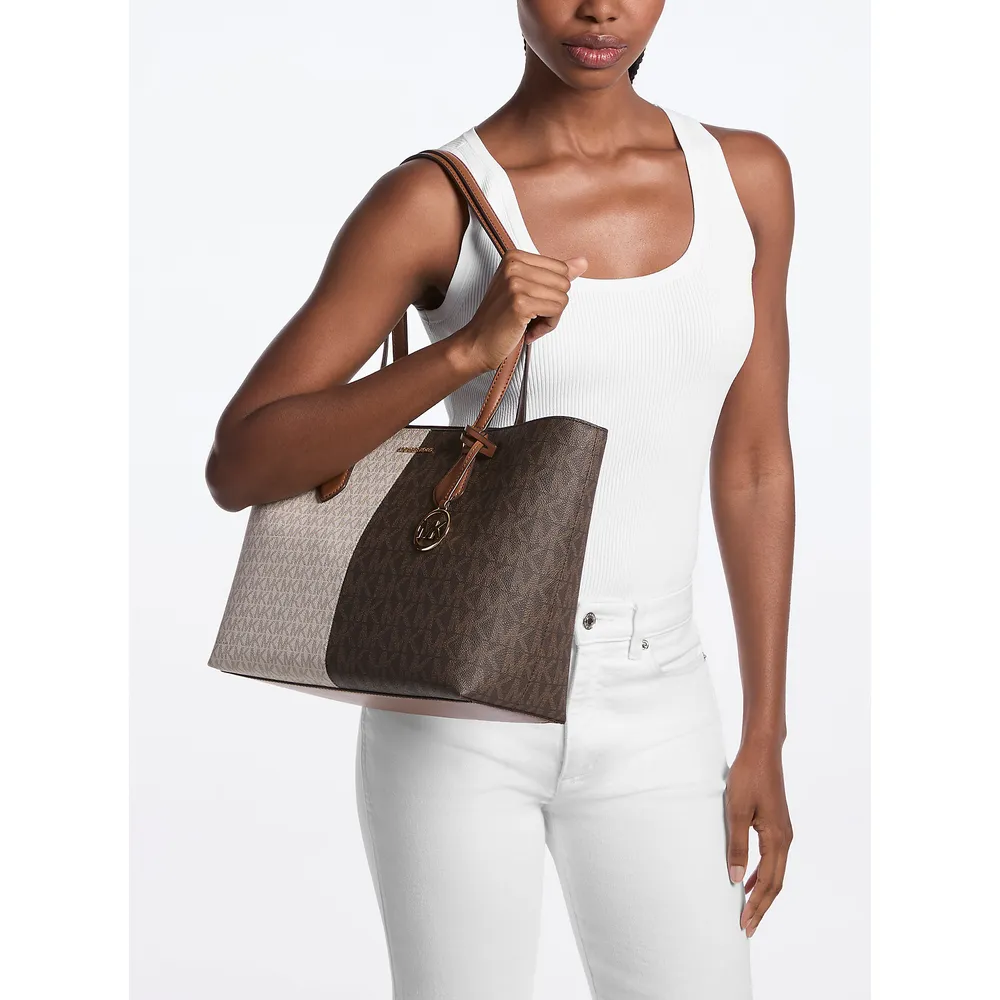 Michael Kors Bolso tote Sheila con logotipo de la firma | Marrón Multi
