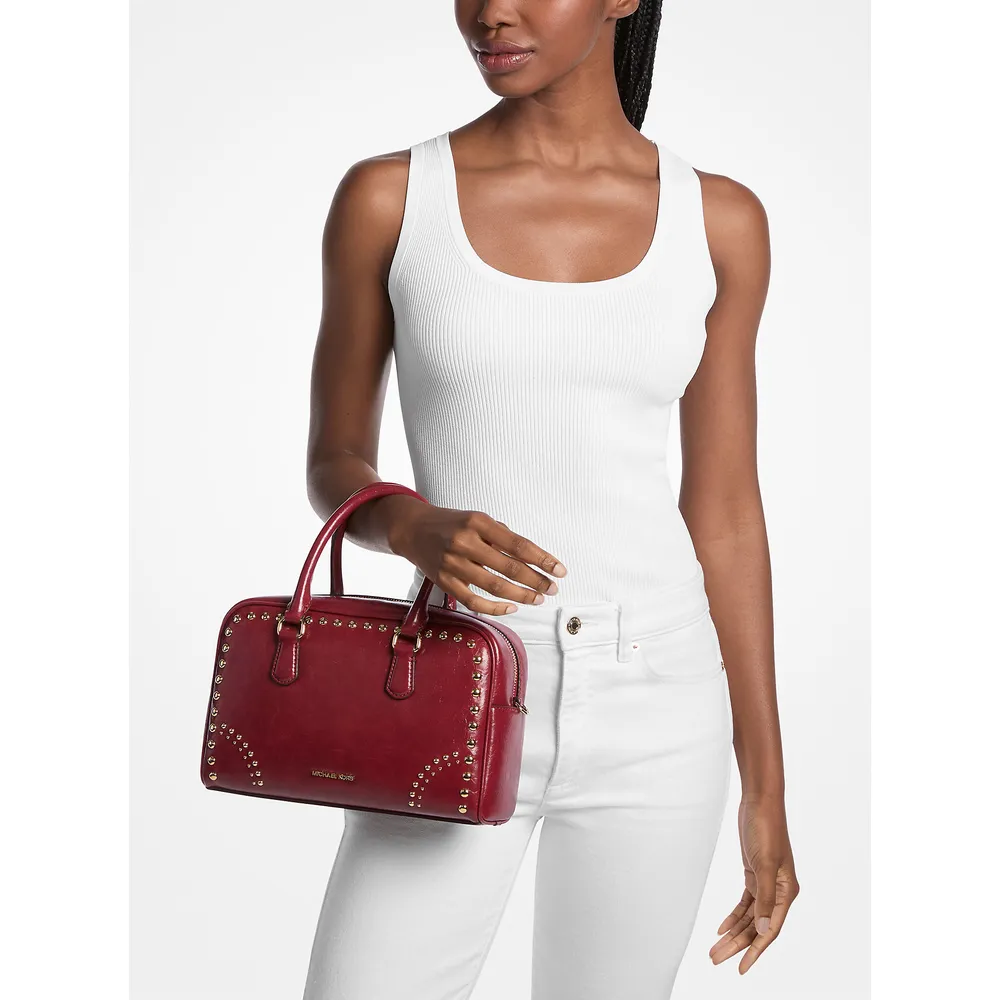 Michael Kors Bolso ThompsonBolso desgastado con tachuelas | Cereza
