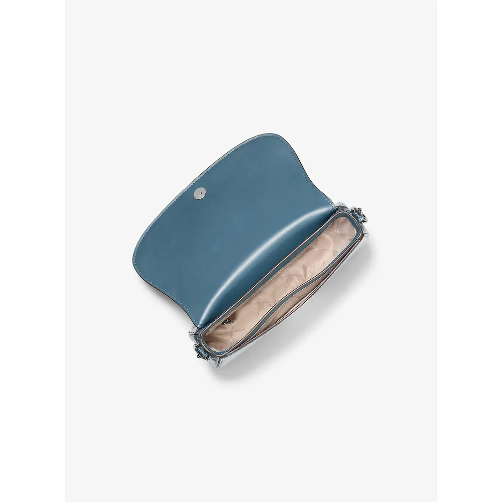 mk785381117_1_webp.webp Michael Kors Bolso Mila con relieve de serpiente | Cornflower