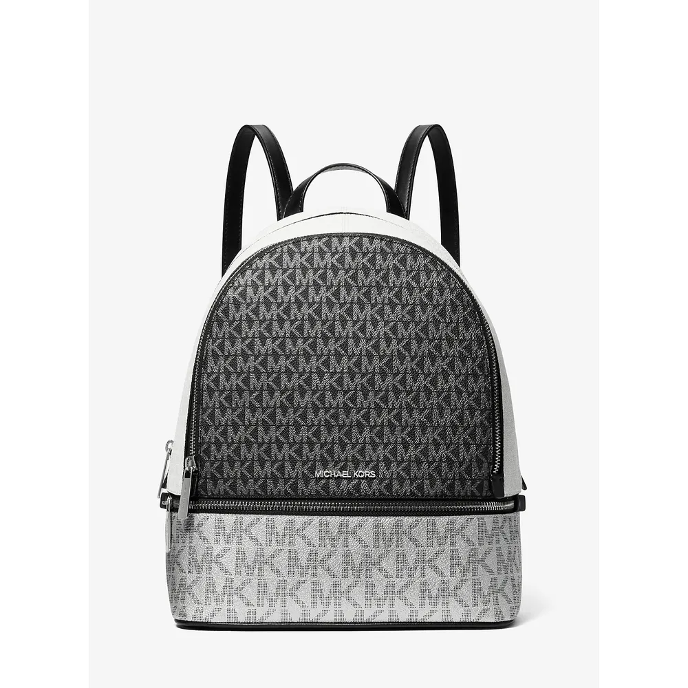 Michael Kors Mochila Rhea con logotipo metálico de la firma | Negro