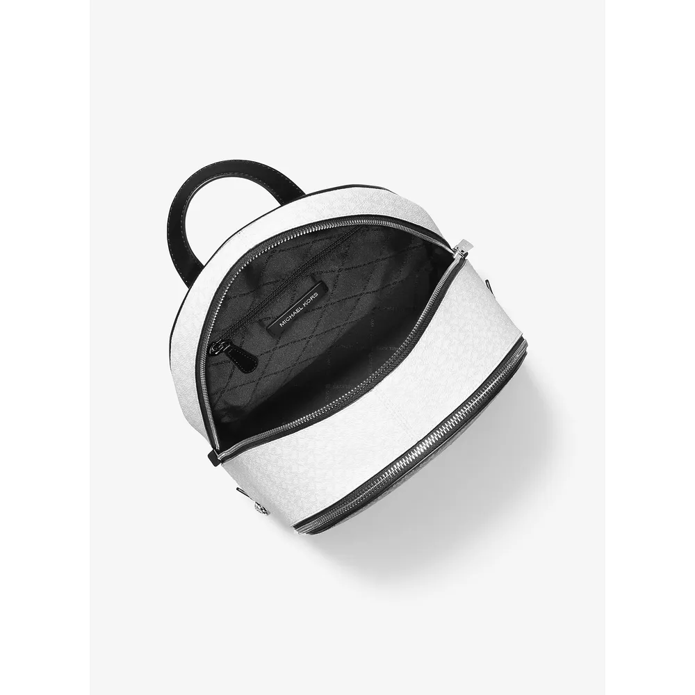 Michael Kors Mochila Rhea con logotipo metálico de la firma | Negro
