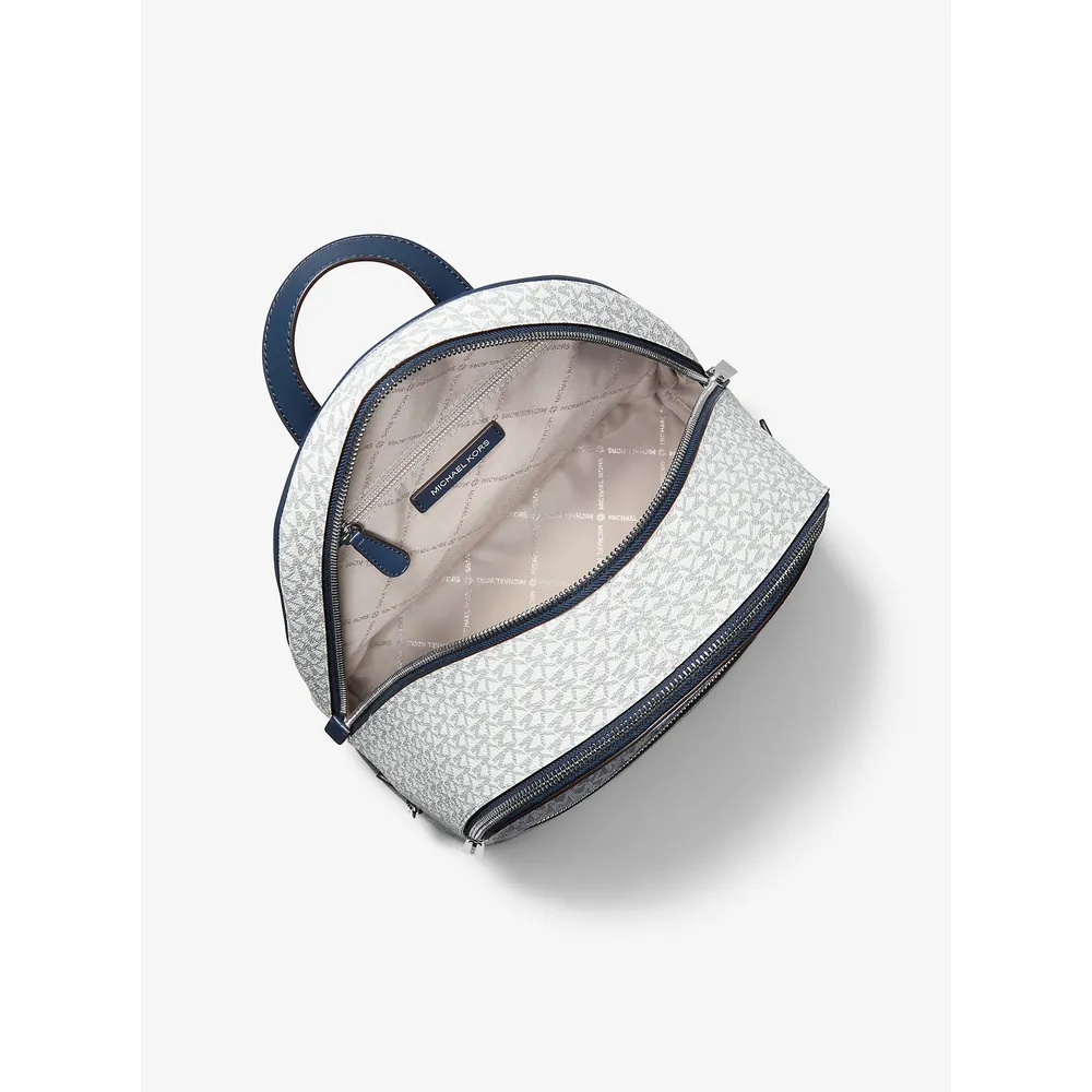 Michael Kors Mochila Rhea con logotipo metálico de la firma | Navy