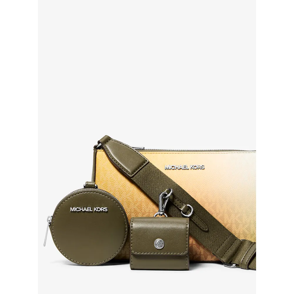 Michael Kors Bolso bandolera Jet Set funda para Airpods Pro | Aceituna
