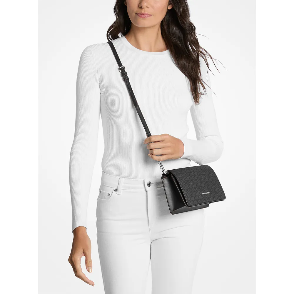 Michael Kors Bolso con el logotipo de la firma Jet Set | Negro
