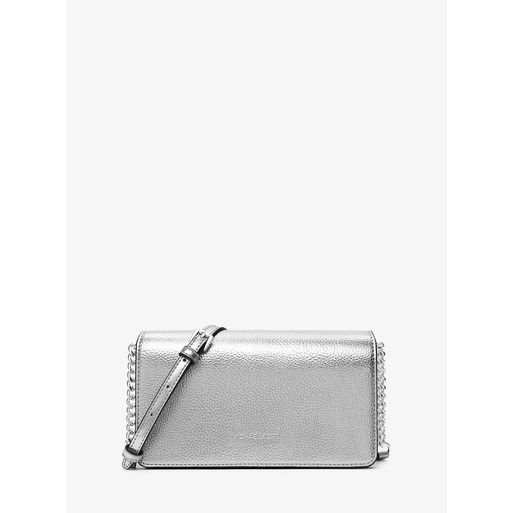 Michael Kors Bolso metálico Jet Set | Plata