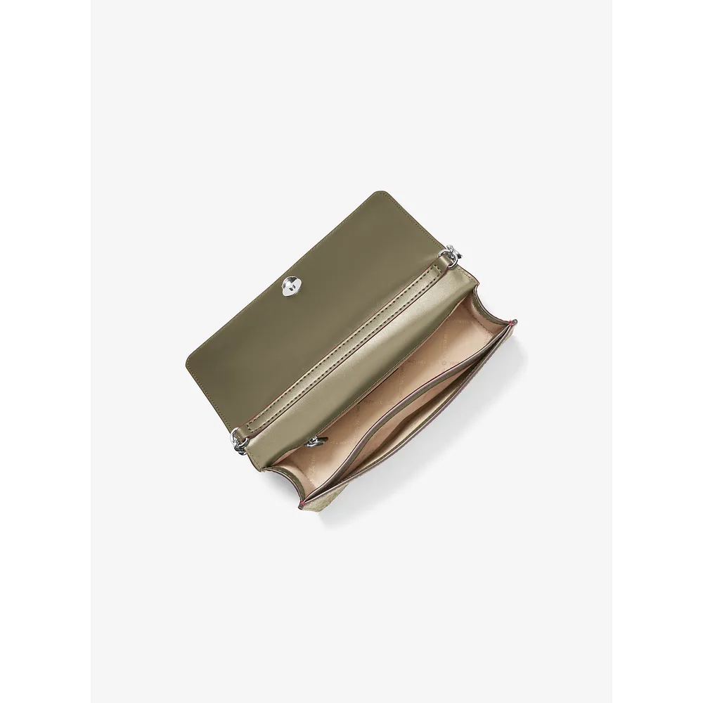 Michael Kors Bolso bandolera con el logotipo de Jet Set Signature | Aceituna