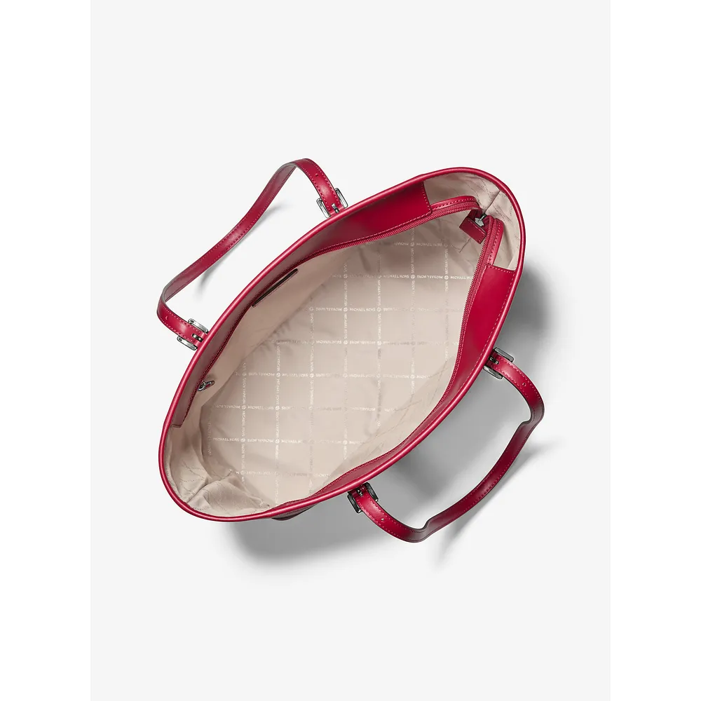 Michael Kors Bolso tote logotipo de la firma impreso de Jet Set | Dk Raspberry