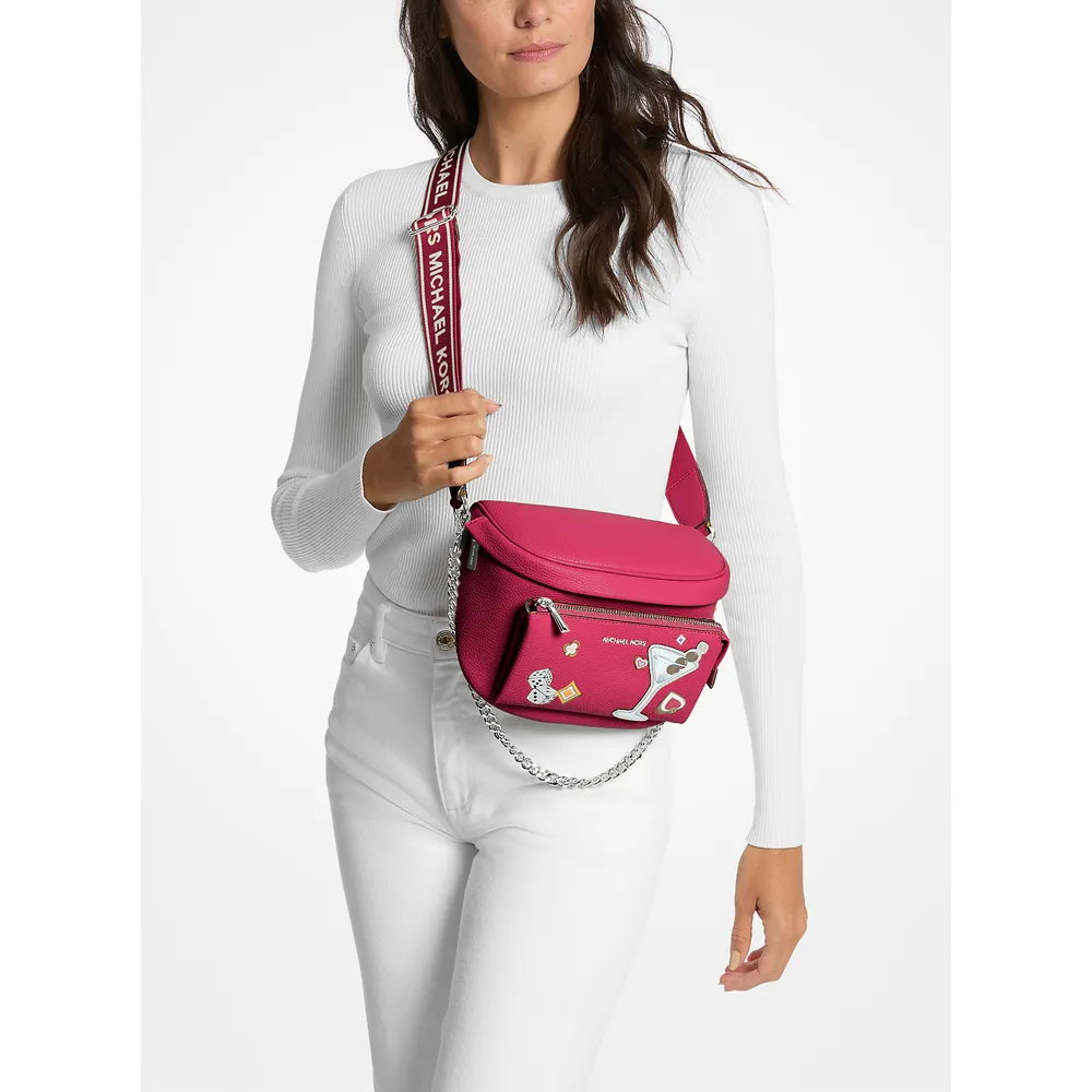 mk785381317_2_webp.webp Michael Kors Mochila bandolera adornada Slater | Dk Raspberry