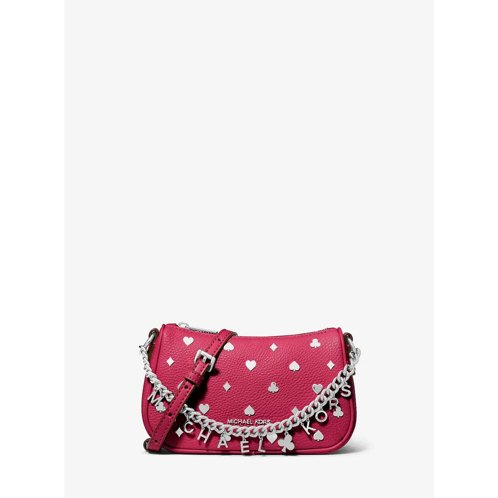 mk785381323_0_webp.webp Michael Kors Bolso bandolera convertible Carmela con adornos | Dk Raspberry