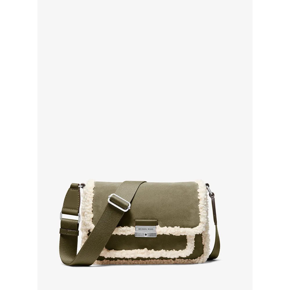 Michael Kors Bolso mensajeroBolso Bradshaw de ante y piel sintética | Aceituna