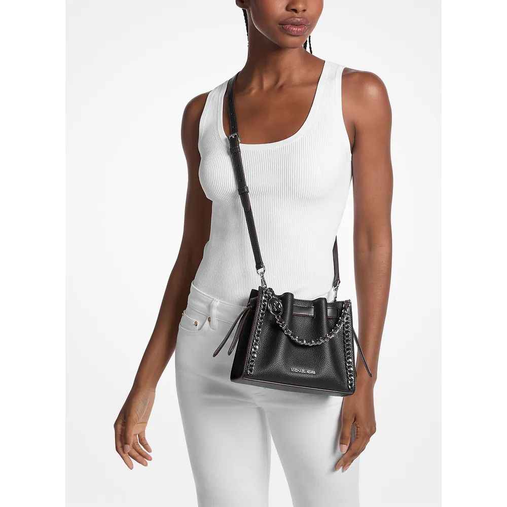 mk785381399_2_webp.webp Michael Kors Bolso bandolera convertible con cadena Mina | Negro
