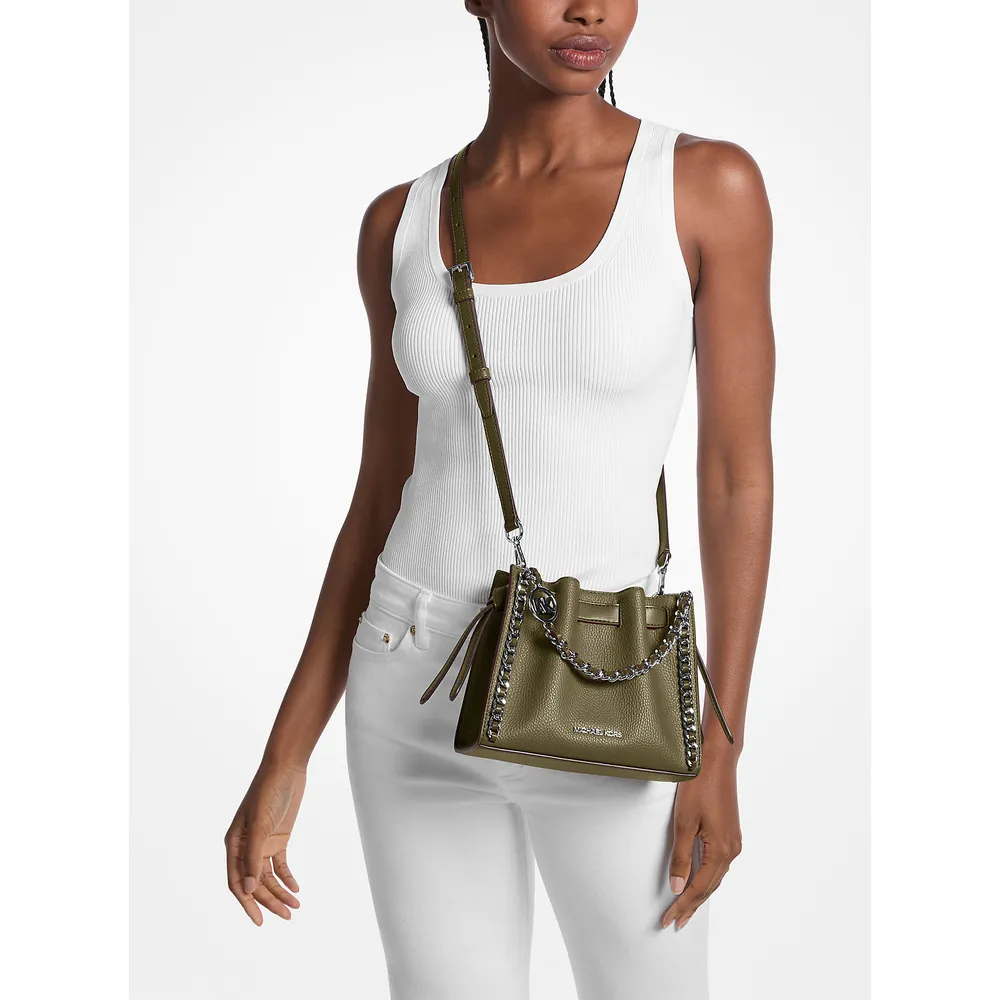 Michael Kors Bolso bandolera convertible con cadena Mina | Aceituna