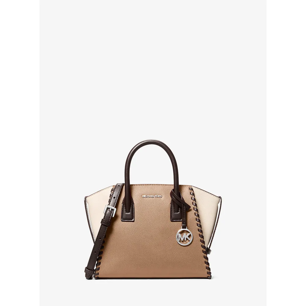 Michael Kors Bolso de cuero Avril | Madera