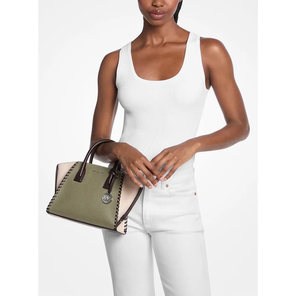 Michael Kors Bolso de cuero Avril | Thyme Multi