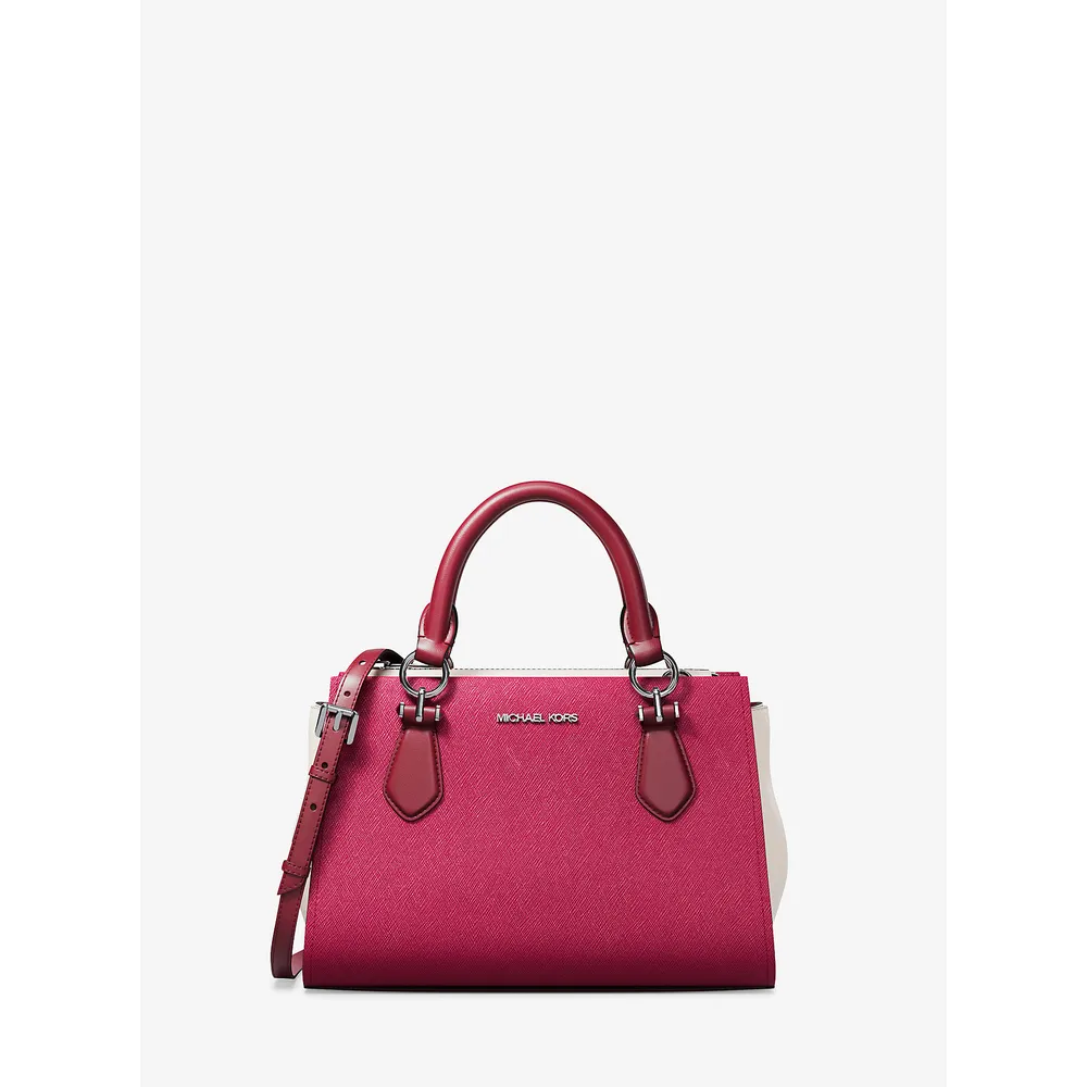Michael Kors Bolso' bandolera Marilyn' de piel saffiano | Dk Raspberry Multi