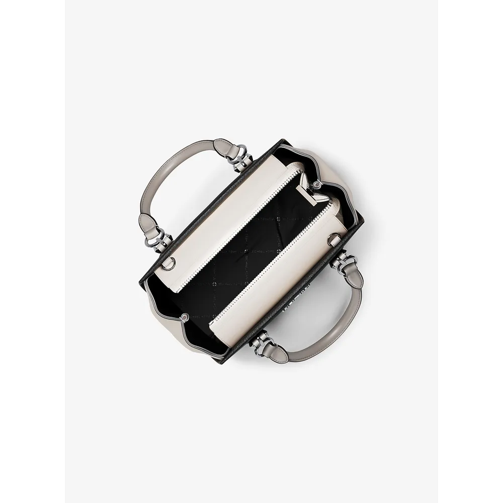 Michael Kors Bolso bandolera' Marilyn' de piel saffiano | Black Combo