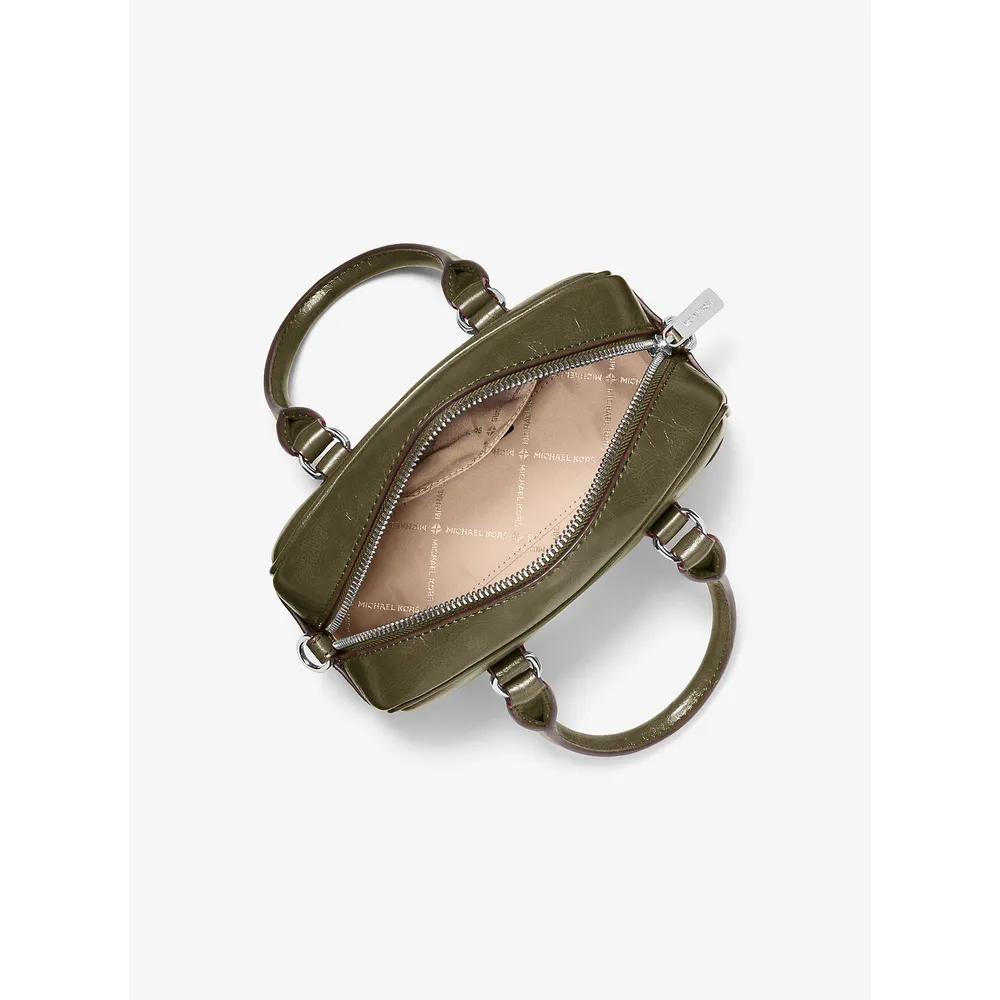 Michael Kors Bolso satchel convertible Thompson efecto desgastado | Aceituna