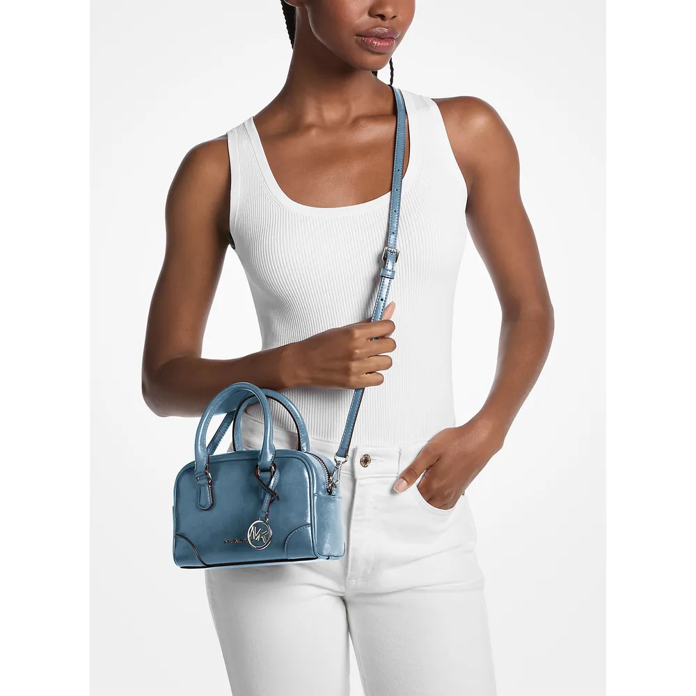 Michael Kors Bolso satchel convertible Thompson efecto desgastado | Cornflower