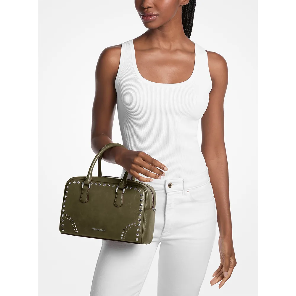 Michael Kors Bolso ThompsonBolso desgastado con tachuelas | Aceituna