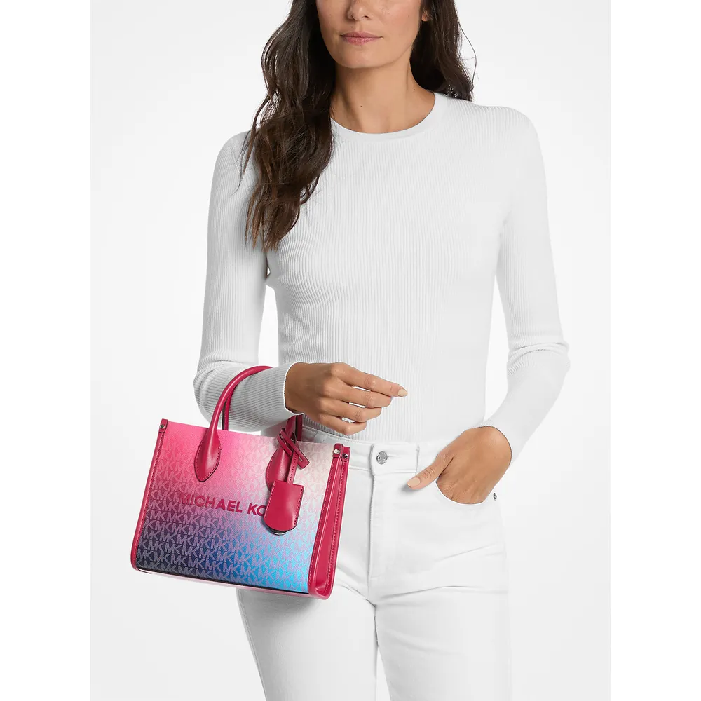 mk785381552_2_webp.webp Michael Kors Bolso bandolera Mirella sombreado y distintivo | Dk Raspberry Mult