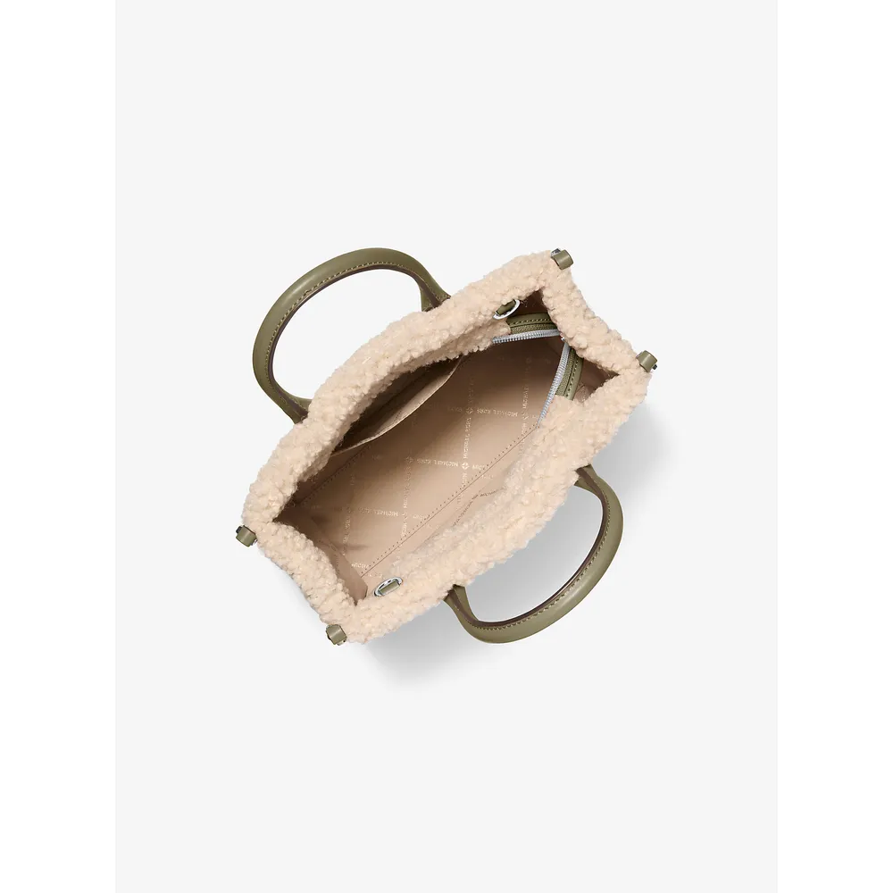 mk785381556_1_webp.webp Michael Kors Bolso bandolera Mirella de piel sintética | Aceituna