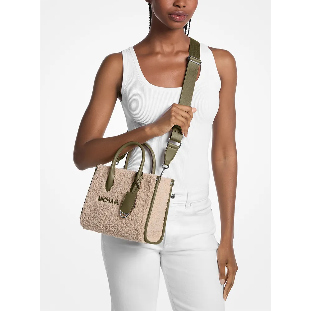 mk785381556_2_webp.webp Michael Kors Bolso bandolera Mirella de piel sintética | Aceituna