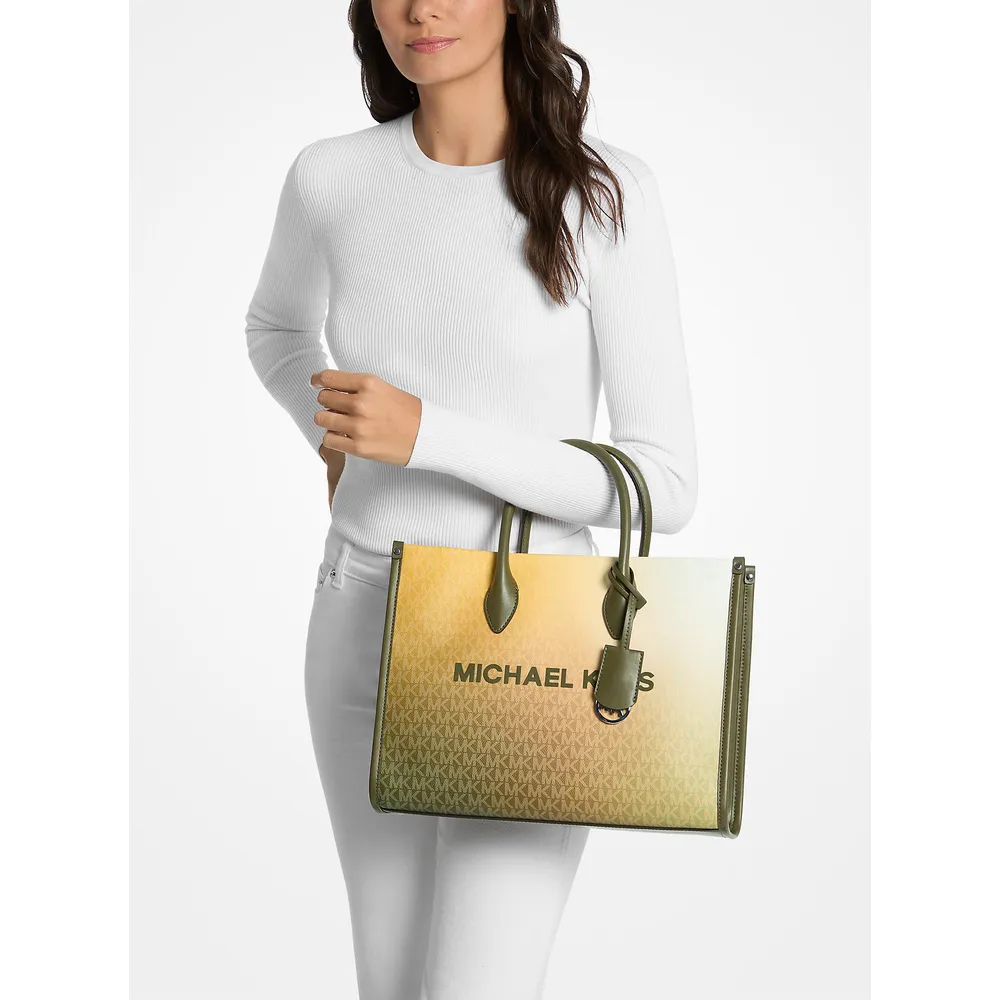 mk785381563_2_webp.webp Michael Kors Bolso tote MirellaBolso sombreado con logo exclusivo | Aceituna