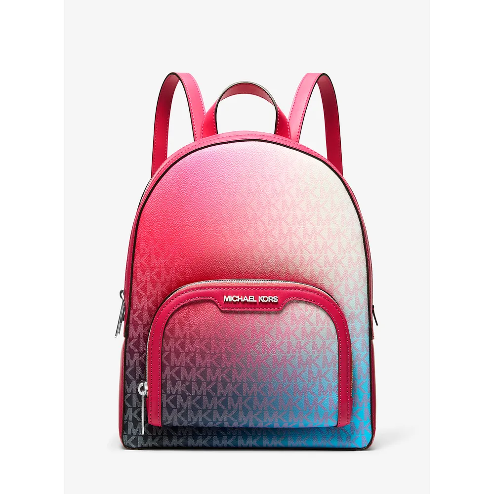 Michael Kors Mochila Jaycee con logo de la firma | Dk Raspberry Multi
