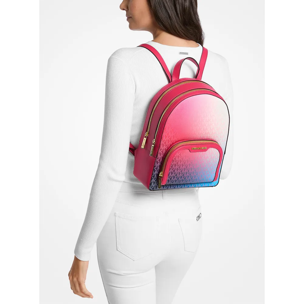 Michael Kors Mochila Jaycee con logo de la firma | Dk Raspberry Multi