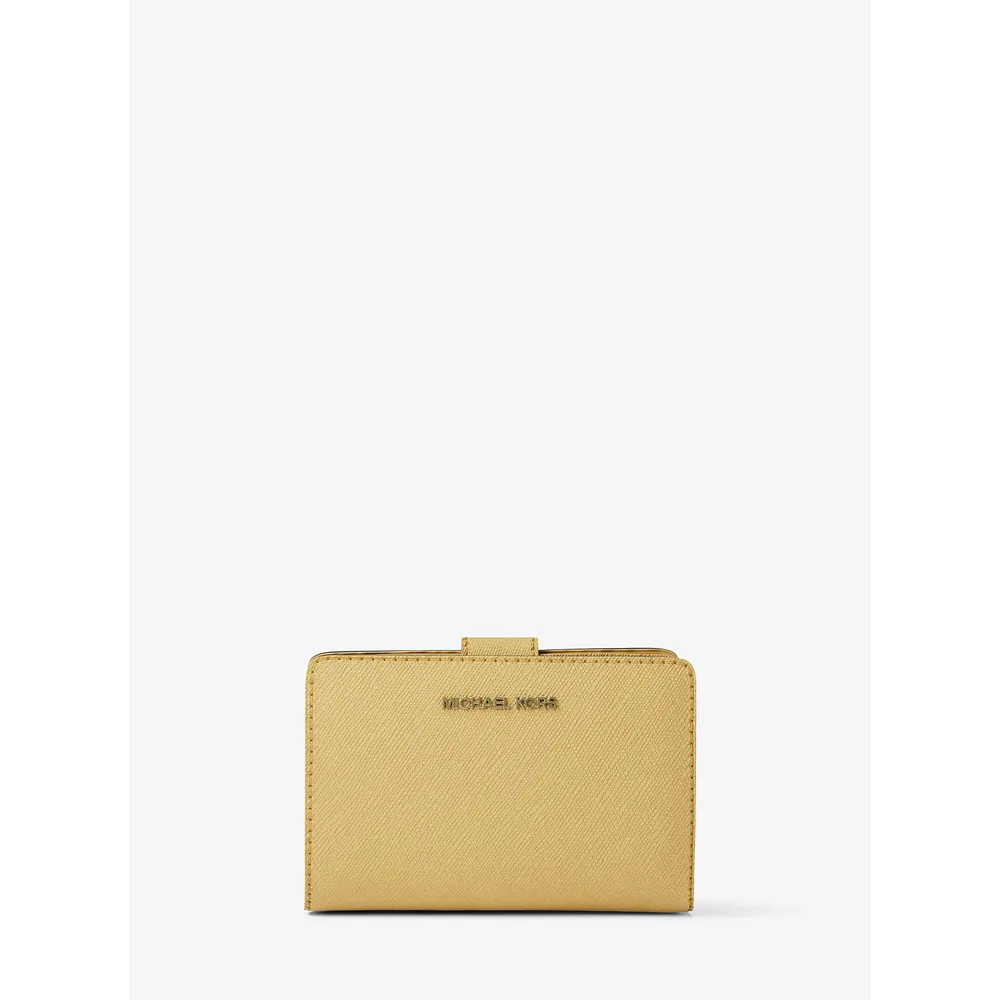 Michael Kors Cartera de piel de grano cruzado | Miel