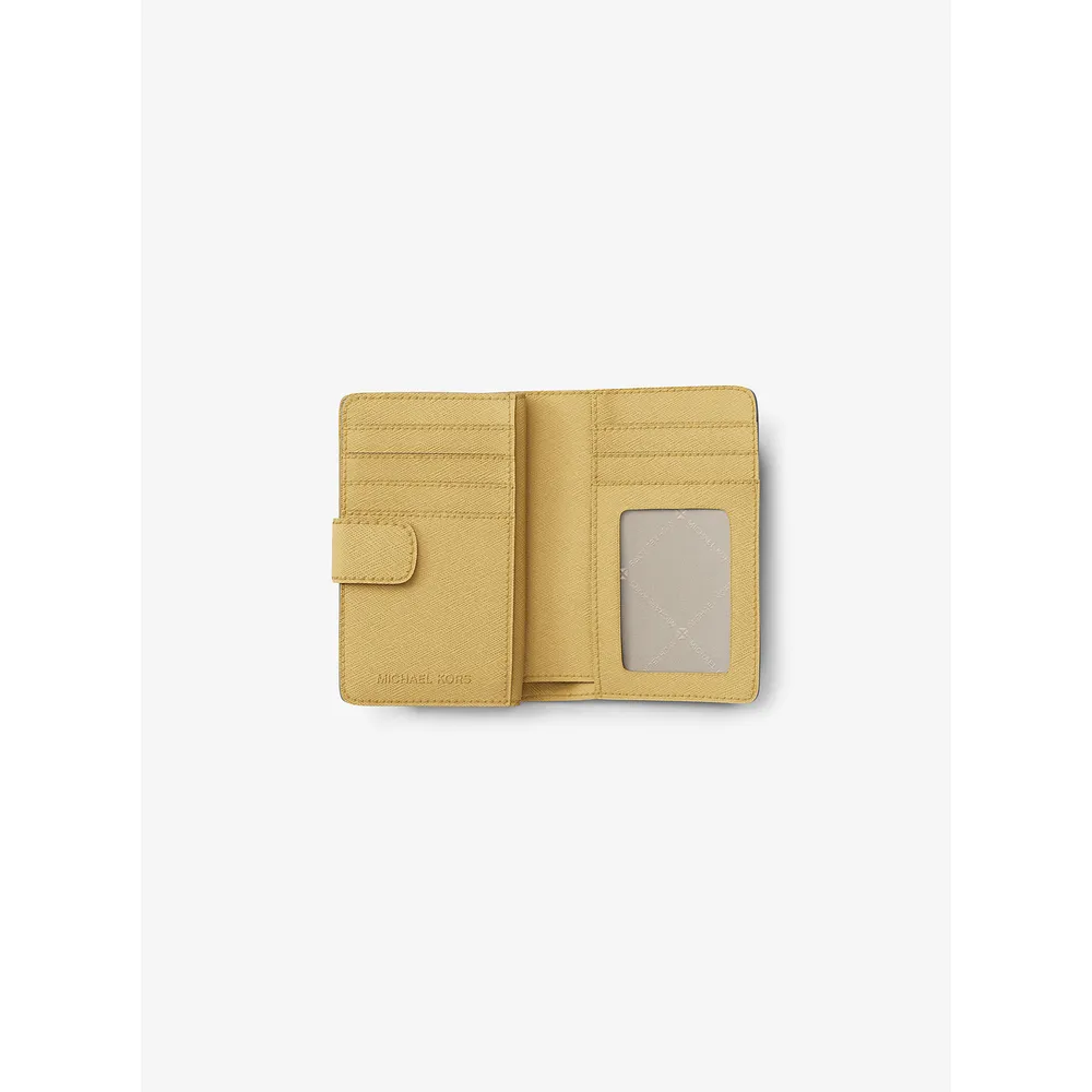 Michael Kors Cartera de piel de grano cruzado | Miel