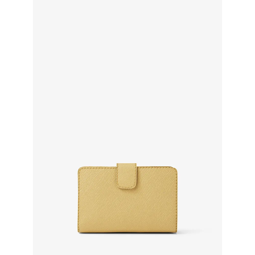Michael Kors Cartera de piel de grano cruzado | Miel