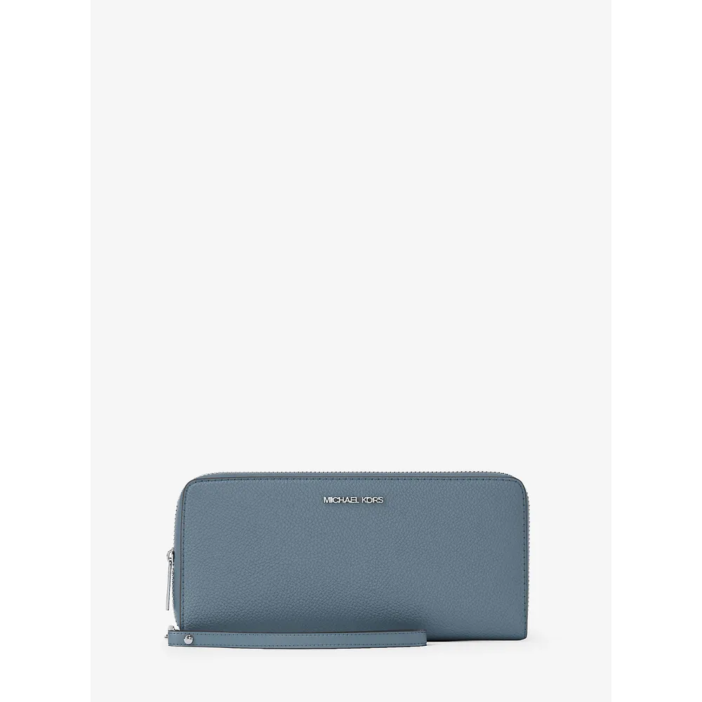Michael Kors Cartera continental de piel granulada | Cornflower