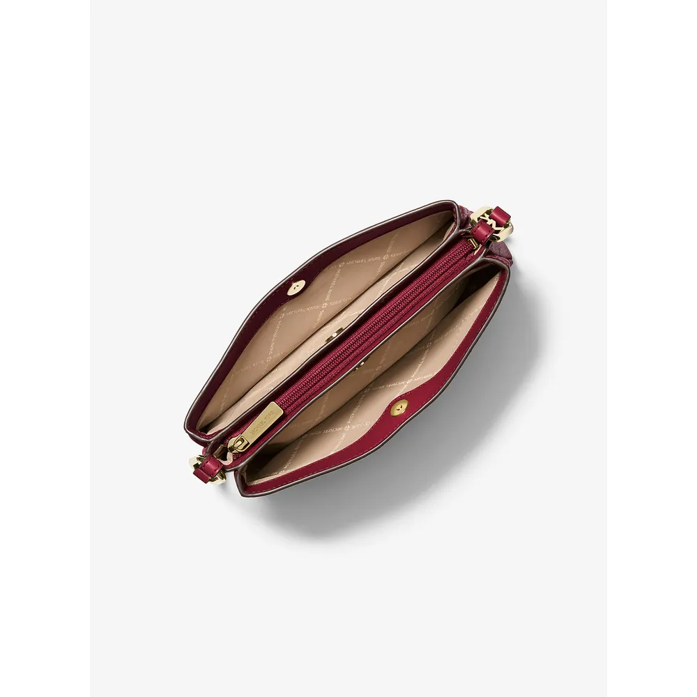 Michael Kors Bolso Trisha de piel granulada | Cereza