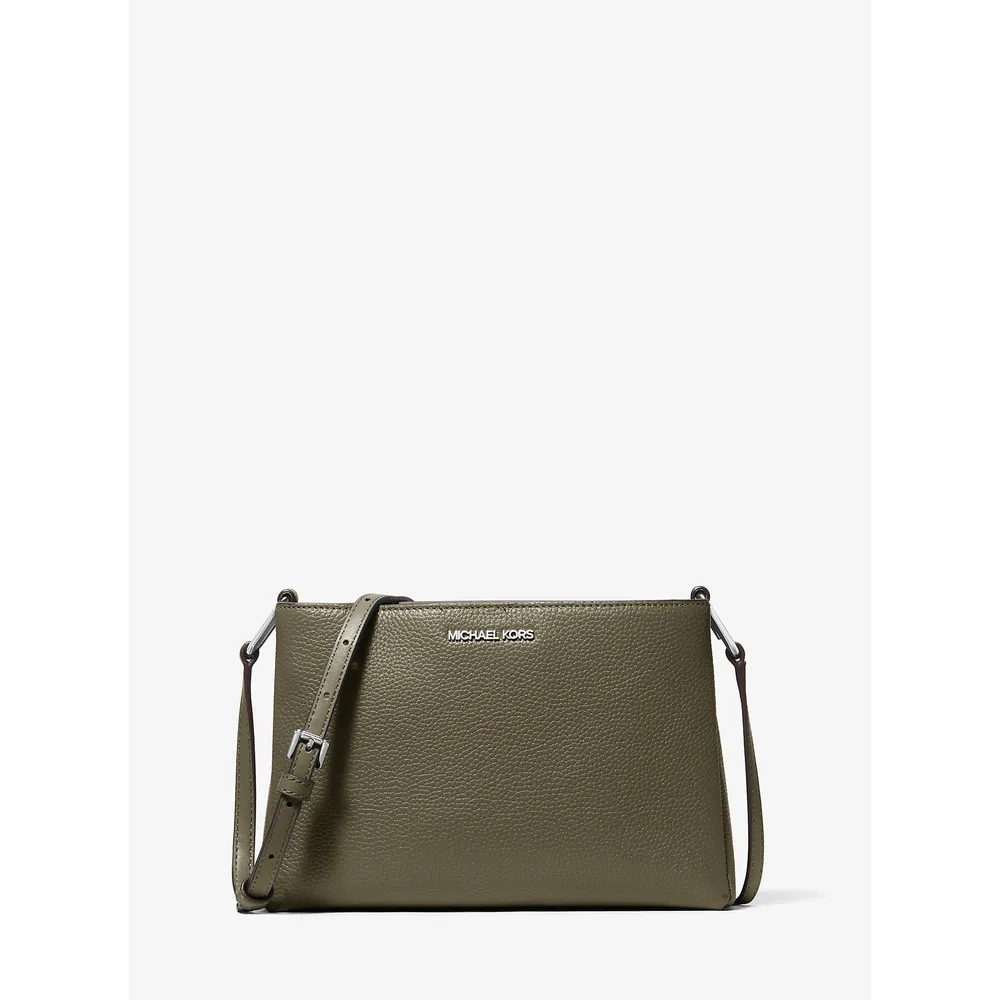 Michael Kors Bolso Trisha de piel granulada | Aceituna