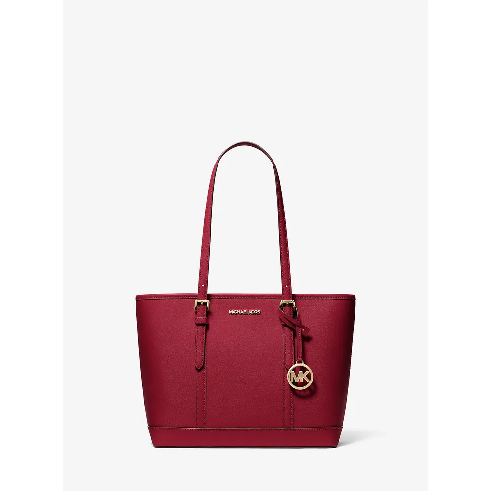 Michael Kors Bolso tote Jet Set Travel de piel saffiano | Cereza