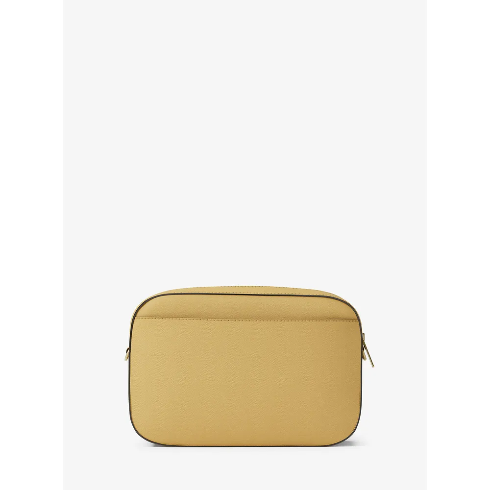 Michael Kors Bolso bandolera Jet Set de piel saffiano | Miel