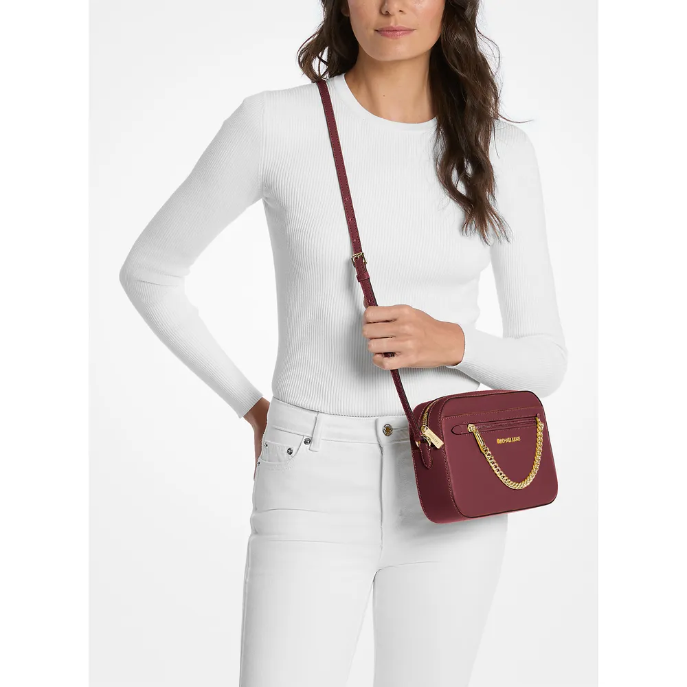 Michael Kors Bolso bandolera Jet Set' de piel saffiano | Cereza
