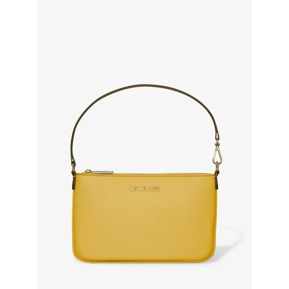 Michael Kors Bolso de mano convertible Jet Set de piel granulada | Miel